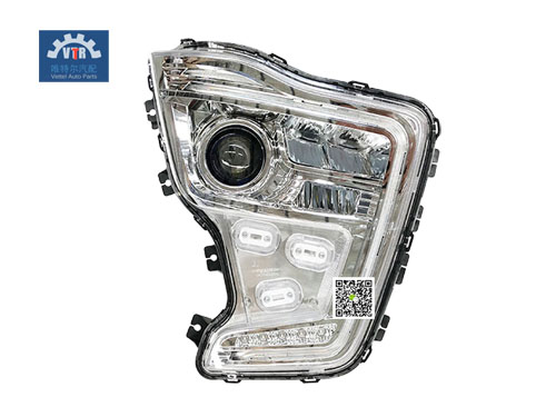 DZ9X259810128   右前大燈（LED）  Right headlight (LED)   SHACMAN  X6000   truck electrical