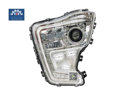 DZ9X259810127  左前照燈（LED）  Left headlamp (LED)   SHACMAN  X6000   truck electrical