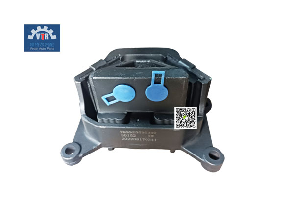 WG9925590350 發(fā)動(dòng)機(jī)后橡膠支承   Engine rear rubber bearing   SINOTRUK   SITRAK   T7H  Truck engine mount parts