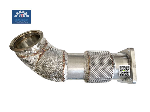 DZ97259546723  排氣管總成（一） Exhaust pipe Assembly (1)  SHACMAN  X3000  Truck engine exhaust parts