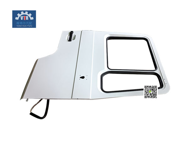 DZ13241210040  右車門總成 Right door assy-Glacier white (metallic paint) 右置 SHACMAN F3000 Truck right rudder cab parts