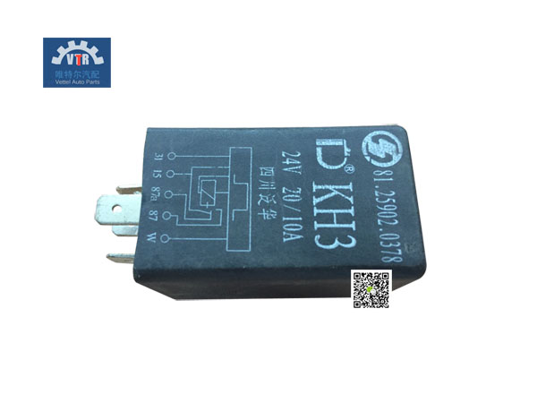 81.25902.0378  發(fā)動機極限值繼電器 Engine limit relay  SHACMAN