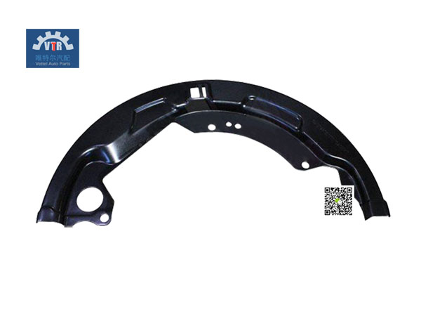 81.50101.0110  右防塵罩  Right dust shield SHACMAN HANDE  HDZ237  HD9T  Front steering drive axle  Be used in F2000 Heavy load trucks with German MAN Technology